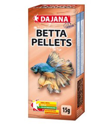 DAJANA Pet корм для рыб BETTA pellets 35мл. для семейства макроподовых-бойцовой рыбки  