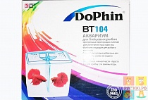 ОТСАДНИК DOPHIN BТ-104 для бойцовой рыбки со съемной перегородкой пластиковый  17*10*16см   