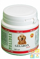 POLIDEX GELABON PLUS витамины для собак 150таб 