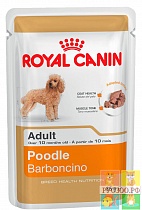 ROYAL CANIN корм для собак пауч POODLE Adult паштет 0,85кг.породы Пудель  