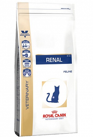  ROYAL CANIN корм для кошек Vet RENAL FELINE RF 23 0,5кг.с хронической почечной недостаточностью 