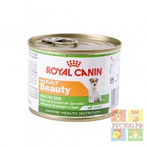 ROYAL CANIN корм для собак BEAUTY Adult консервы 195г.поддержания здоровья шести и кожи с10м до 8л 