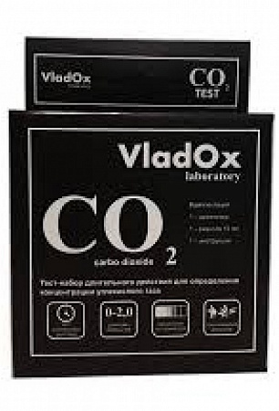 ТЕСТ VLADOX СО2 професcианальный набор для измерения конценрации углекислого газа 