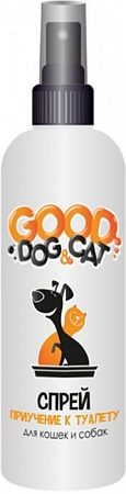 СПРЕЙ GOOD DOG&CAT для кошек и собак "Приучение к туалету" 150мл 
