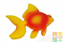 РЫБКА HOMEZOO пластиковая "Золотая рыбка" оранжевая 4см 