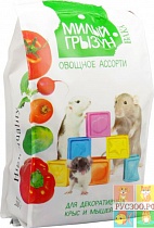 картинка ВАКА Милый Грызун корм для мышей и крыс "Овощное ассорти" 200г от магазина