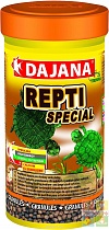 DAJANA Pet корм для черепах REPTI SPECIAL 100мл.гранулы содержащие спирулин 