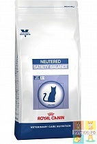 ROYAL CANIN корм для кошек NEUTERED SATIETY BALANCE 0,4 кг.стерелизованных с кастрации до 7лет 