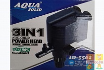ПОМПА аквариумная AQUA SOLID ID-5501 500л/час 3, Вт Н 0,7м Обьем до 80л 