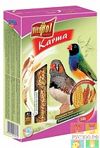 VITAPOL KARMA корм для зебровой амадин и экзотических птиц  500г зоомагазин