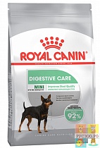 ROYAL CANIN корм для собак MINI DIGESTIVE Adult Care 1кг мелких пород с чувствительным пищеварением 