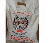 ЕРОШКА "Эконом" мелкая гранула впитывающий 5л,Наполнитель для кошек 
