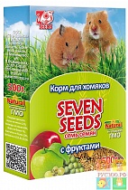 картинка SEVEN SEEDS корм для хомяков "С фруктами" 500г от магазина