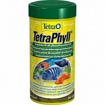TETRA PHYLL Flakes 250 мл. Корм для всех травоядных рыб, хлопья 