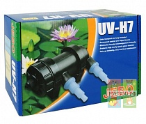 СТЕРИЛИЗАТОР JEBO ультрофиолетовый UV-H7-350л/час 7 Вт для аквариумов до 180-340л 