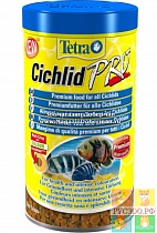 TETRA CICHLID Crisps 500 мл.корм для цихлид идругих видов крупных рыб 