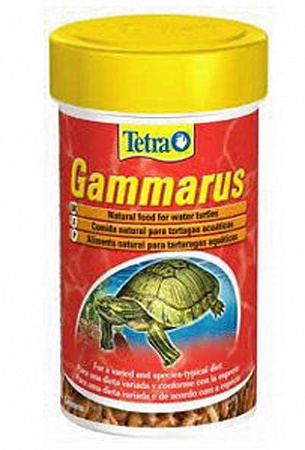 TETRA GAMMARUS 100мл. корм для рыб и  водных черепах 