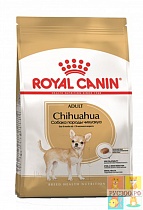 ROYAL CANIN корм для собак CHIHUAHUA Adult 500г породы Чихуахуа в возрасте с 8 месяцев 