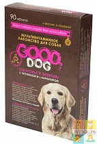 ВИТАМИННОЕ ЛАКОМСТВО GOOD DOG для собак "Здоровье и энергия" 90таб 