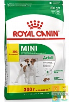 ROYAL CANIN корм для собак MINI Adult 500+300г мелких пород в возрасте от 10 месяцев до 8 лет 