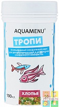 АКВА МЕНЮ ТРОППИ корм для рыб 100 мл.хлопья 