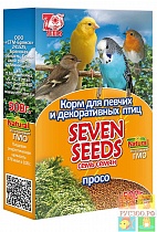 SEVEN SEEDS корм для всех видов птиц "Просо" 500г зоомагазин