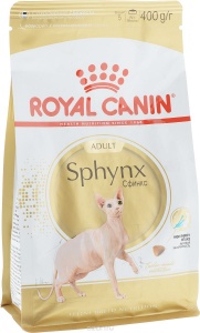  ROYAL CANIN корм для кошек SPHYNX Adult  400+400 г породы Сфинкс старше 12 месяцев 
