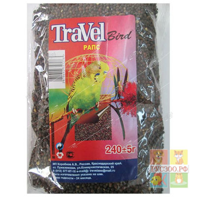 картинка TRAVEL корм для вснх видов птиц "Рапс" 240г от магазина