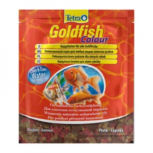 TETRA GOLDFISH FOOD Flakes 12 г. Основной корм для всех видов золотых и холодновоных рыб 