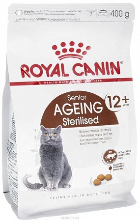  ROYAL CANIN корм для кошек AGEING STERILISED 12+ 400г.стерелизованных кастрированных котов старше12л 