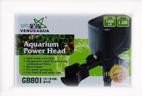 ПОМПА аквариумная VladOx HEATER G8801-1400л/час 20 Вт.до 300 л 
