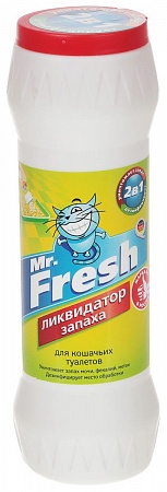  MR.FRESH "Ликвидатор запаха  для кошачьих туалетов  2в1" 500г 