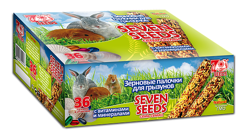 картинка SEVEN SEEDS лакомство SHOW BOX Палочки  для грызунов "Витамины и минералы" 3шт магазин являющийся официальным дистрибьютором в России