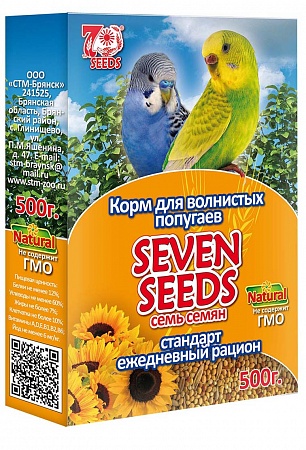 картинка SEVEN SEEDS корм для попугаев "Стандарт" 500г от магазина