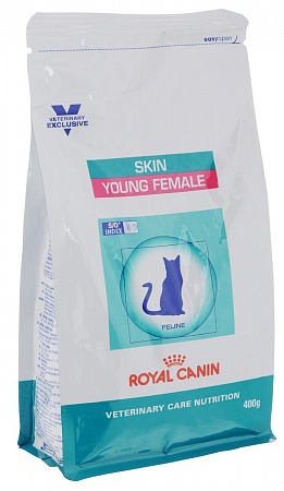 ROYAL CANIN корм для кошек NEUTERED SkinYOUNG FEMALE 400г.для стерелизованных с чувствительной кожей 