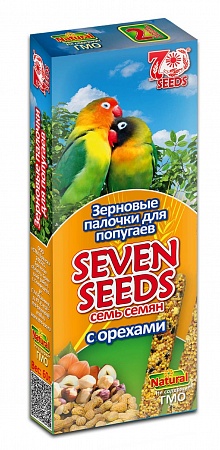 картинка SEVEN SEEDS лакомство палочки для попугаев"с орехом" 2шт от магазина