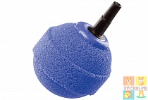 РАСПЫЛИТЕЛЬ ALEAS для аквариума минеральный голубой шарик 22*20*4мм 